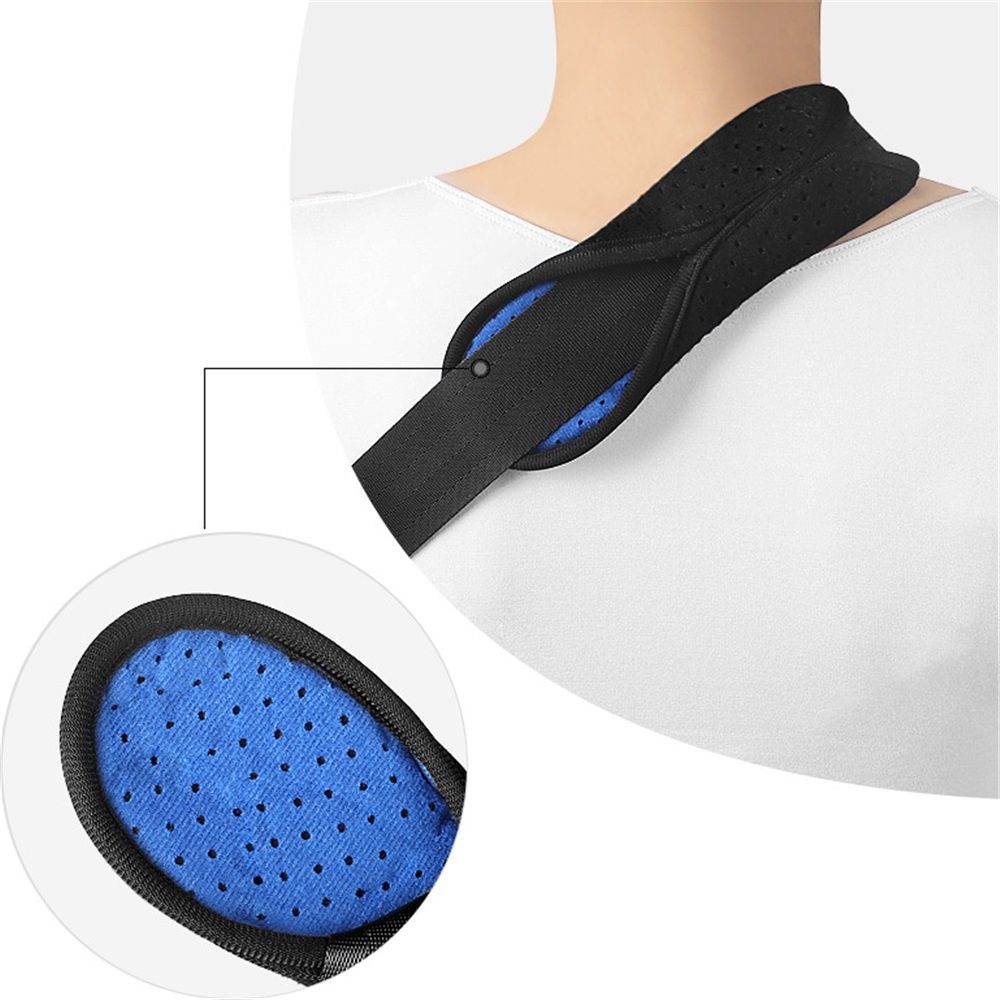 Arm shoulder sling, breathable sling with shoulder pad, used to support male view 4