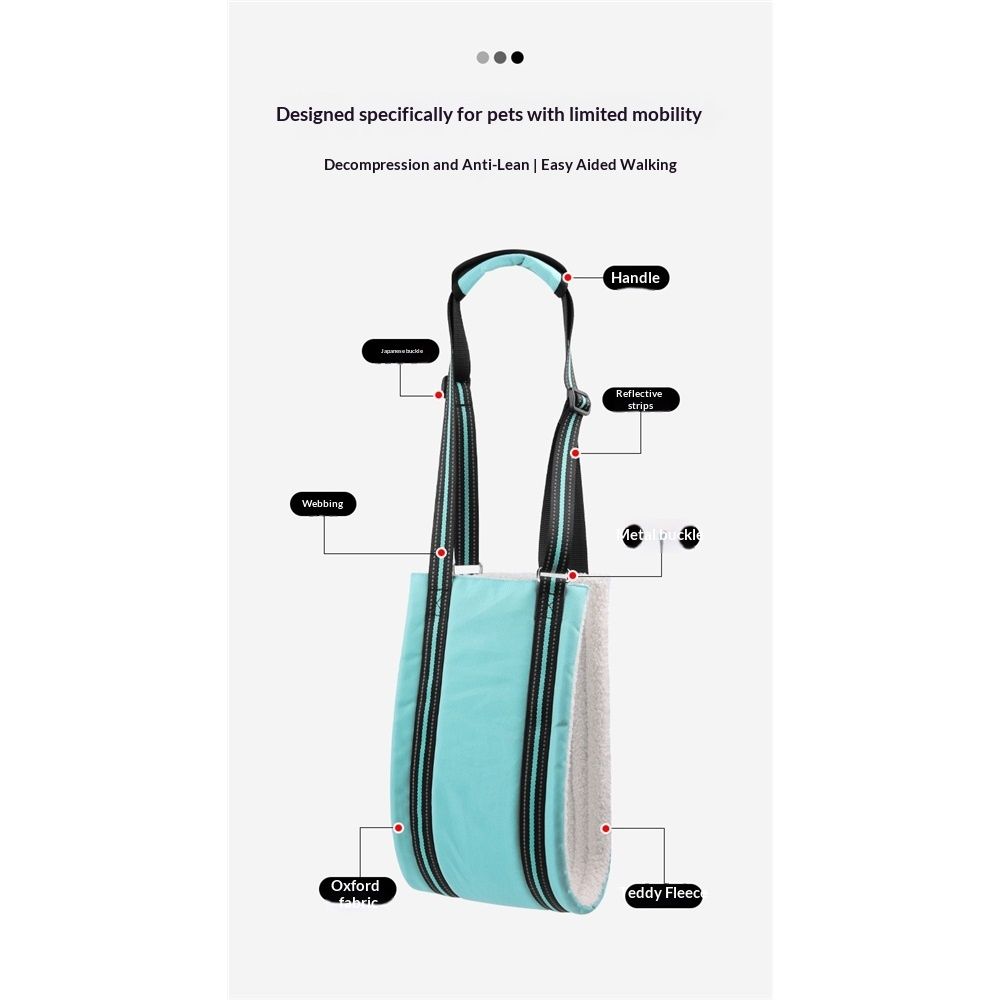 Portable Hip Support Harness Assist Lift Dogs Rear for Canine Aid - Pet Lift view 4