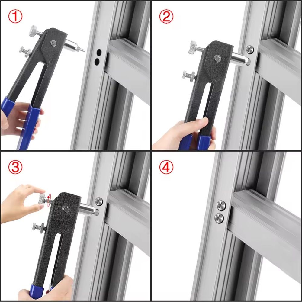 110pcs Rivet Nut Tool Kit Rivnut Tool Nut Rivet Gun kit Wrench Threaded Insert view 3