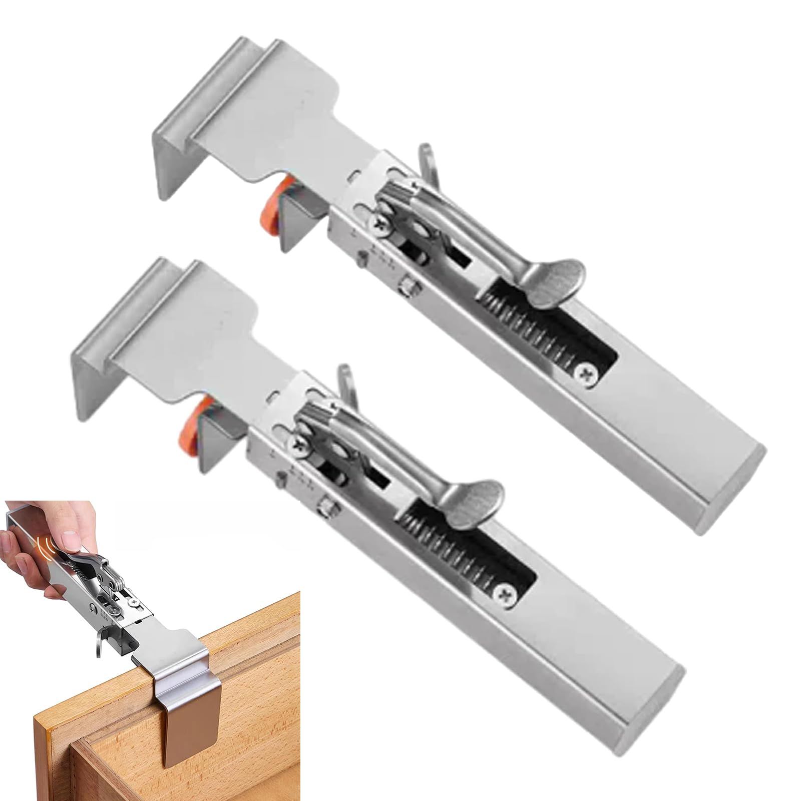 Drawer Front Installation Clamps