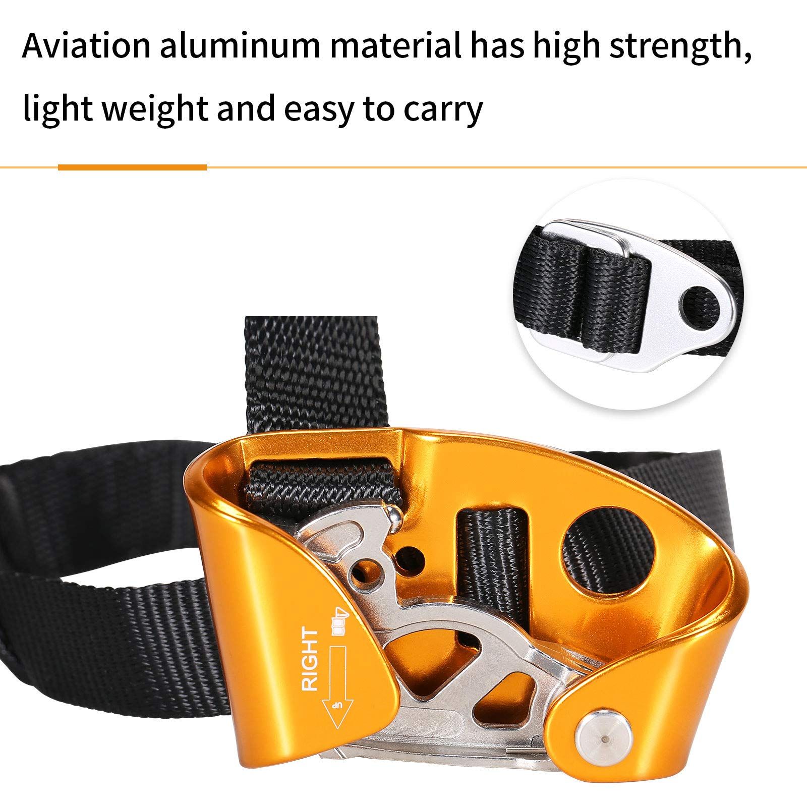 Foot Ascender Outdoor Mountaineering Tree Arborist Climbing Rappelling Equip view 5
