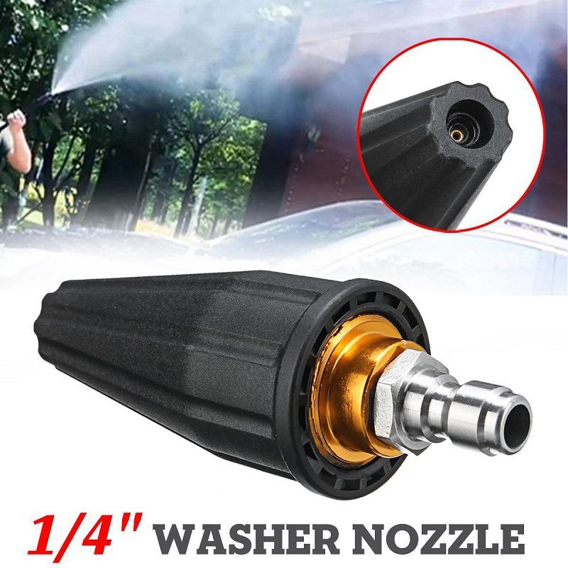 Pressure Washer Tips Turbo Nozzle 4000 PSI 360° Rotating Turbo Spray Tips For view 2