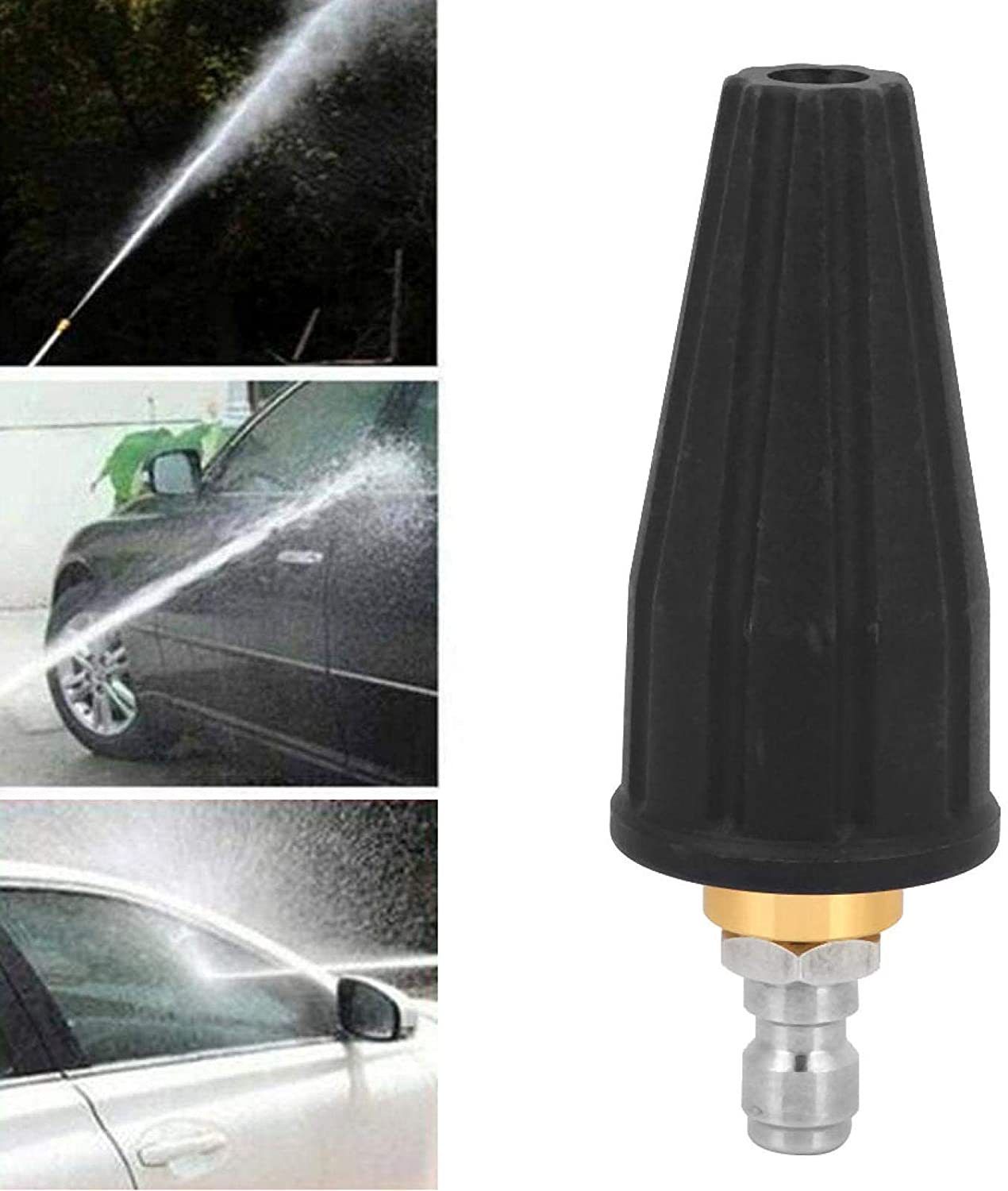 Pressure Washer Tips Turbo Nozzle 4000 PSI 360° Rotating Turbo Spray Tips For view 3