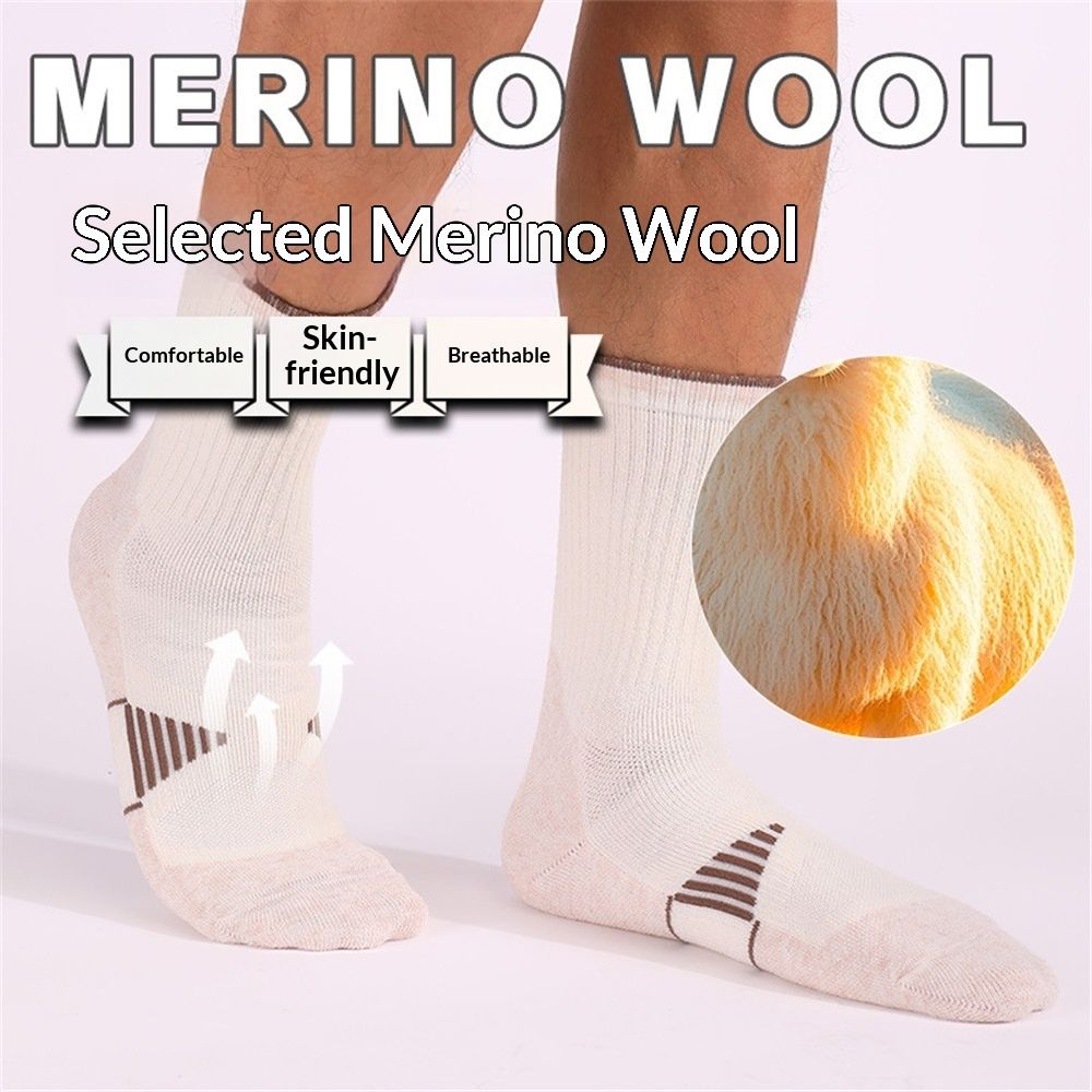 3 Pack Men's Wool Hiking Socks view 5
