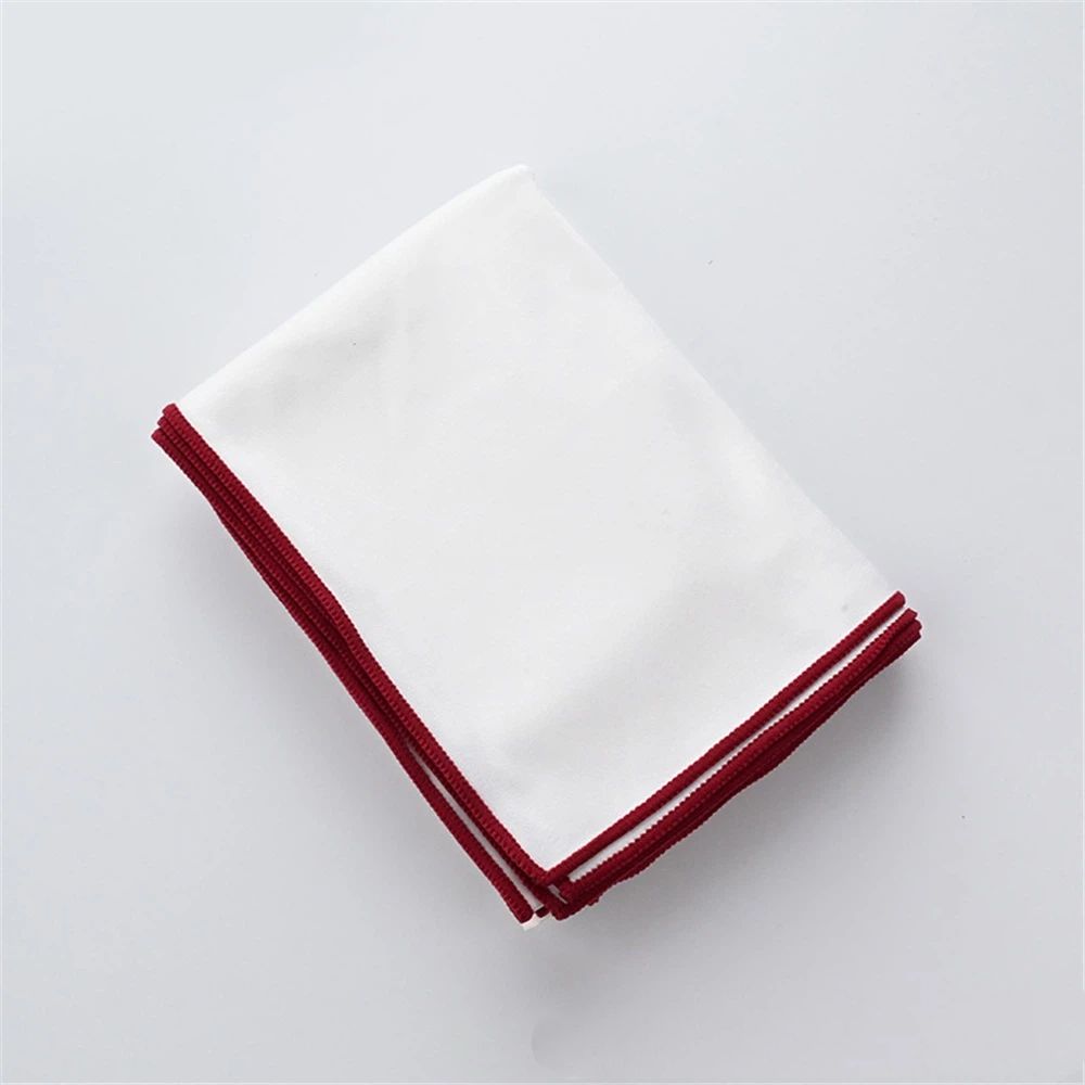 6 Pcs Wine Glass Polishing Cloths Large Microfiber Cleaning Cloths 25 x 20
