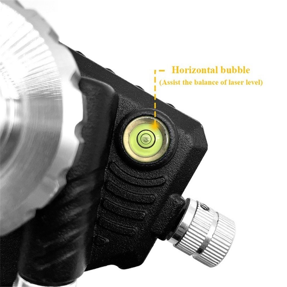 Laser Level Adapter Micro-adjust Fine Metal 360-Degree Rotating Base Tripod view 3