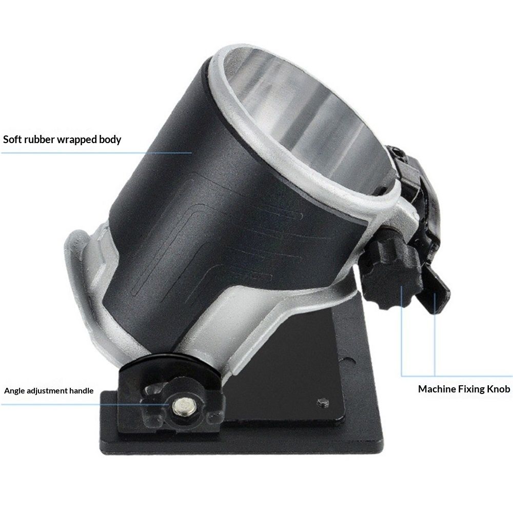 3709 370 Compact Router Tilt Base 90*90mm Angle Router Base Trimmer Protective view 5