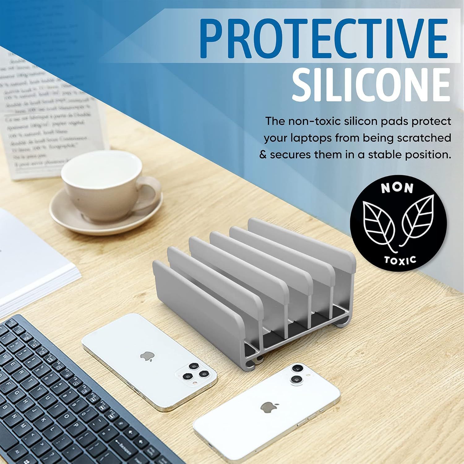 Adjustable Laptop Stand - Fits 5 Devices view 5