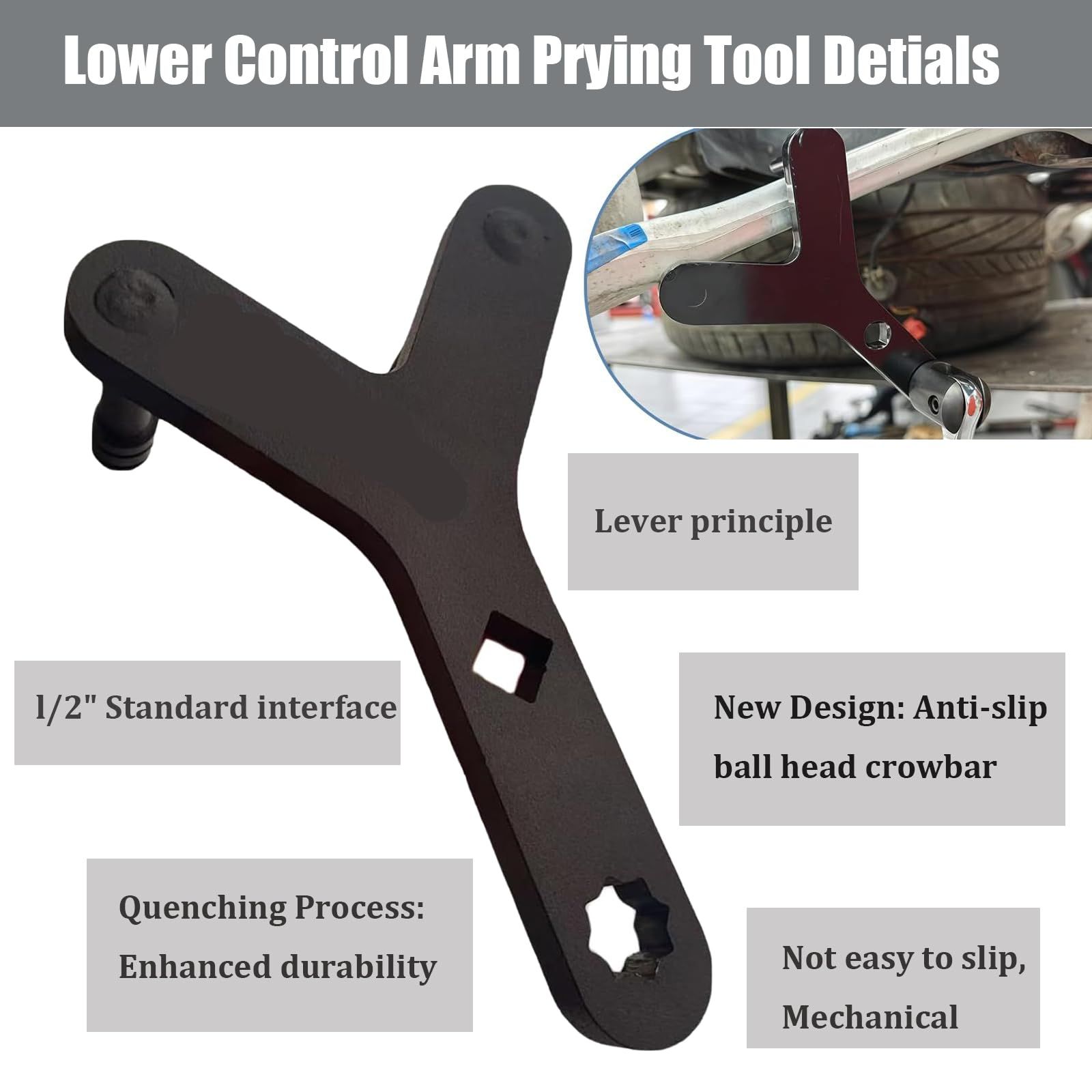 New Upgraded Lower Control Arm Pry Tool view 4