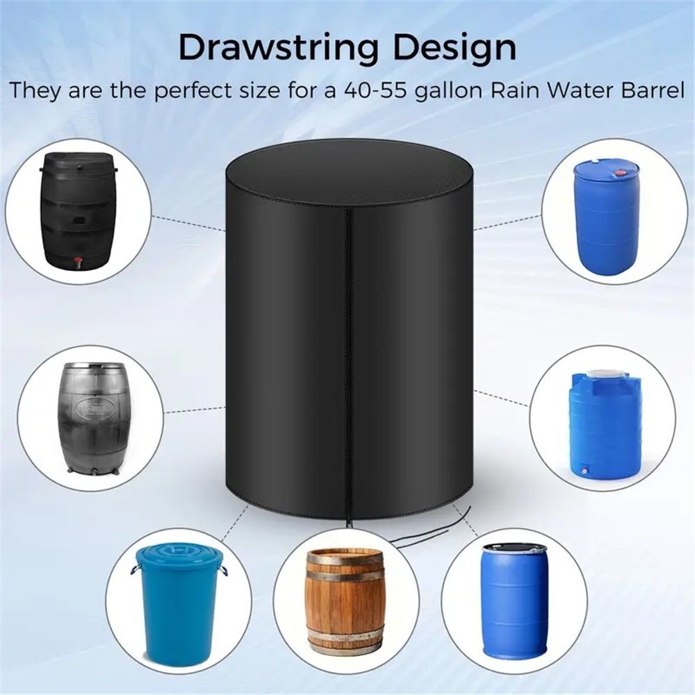 Table Cover Waterproof Round Patio Cool Bar Table Cover with Drawstrings view 2