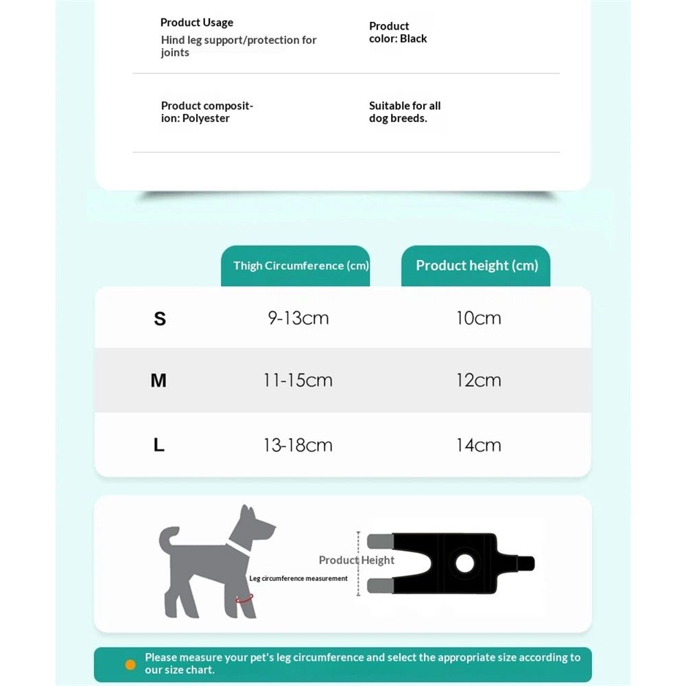 Dog Canine Braces for Rear Legs Supportive with Spring Inserts to Stabilize view 5