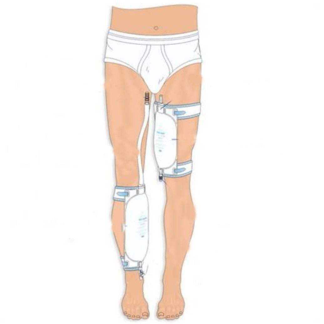 4 pack Fix Leg Bag Strap -Extra Padded Urine Drainage Catheter Leg Bag Support view 4