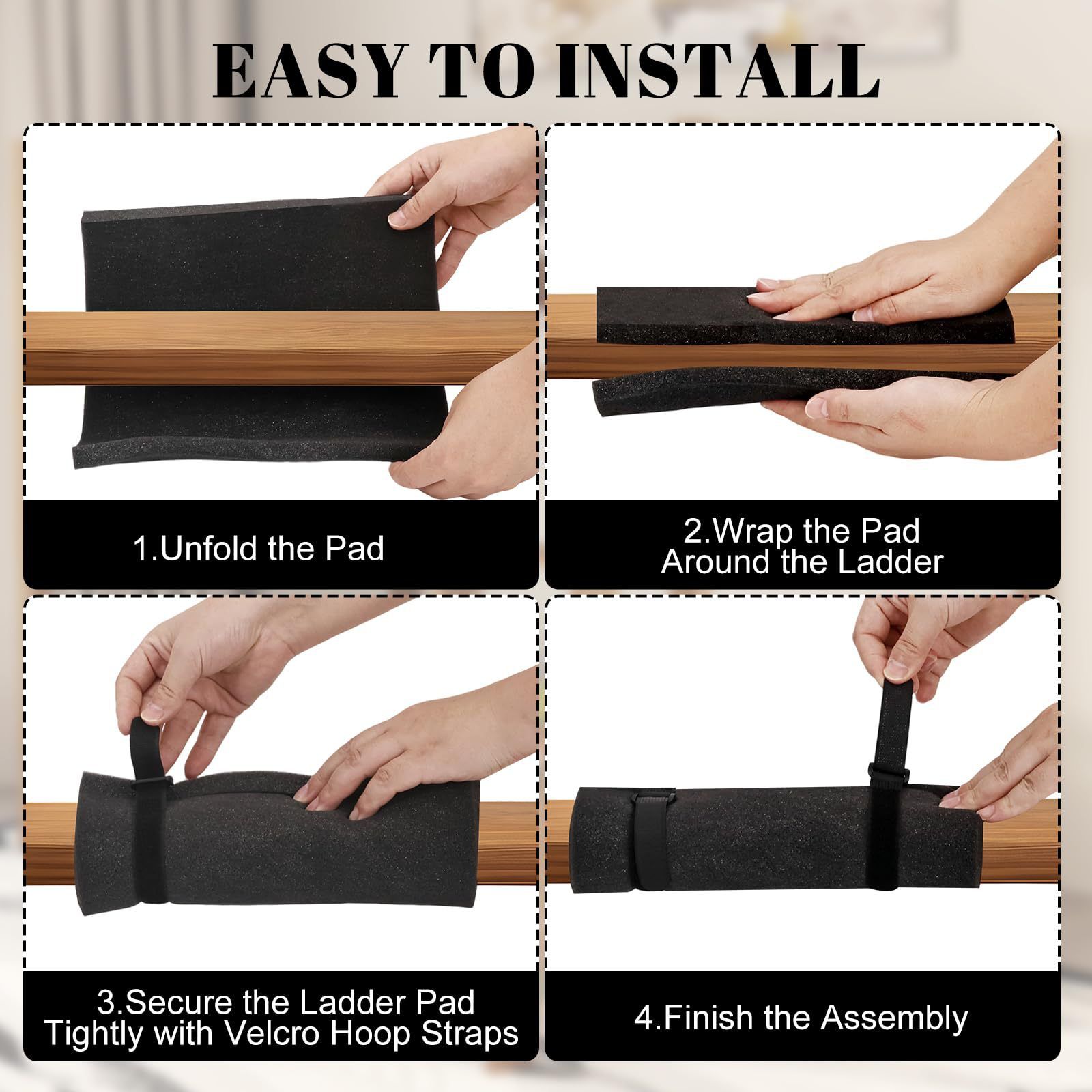 5 Pcs Bunk Bed Ladder Pads view 2