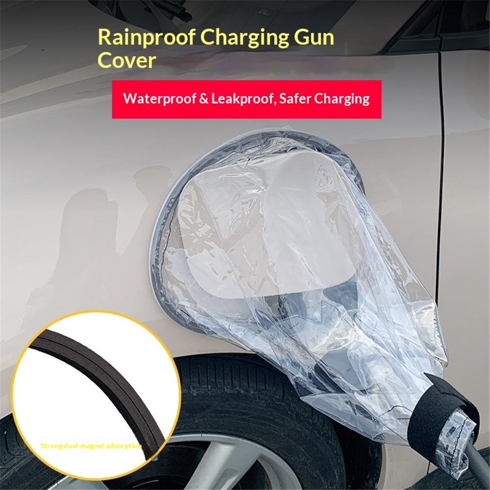 EV Charger Cover, Waterproof EV Charging Port Cover Outdoor, Double-Sided view 4