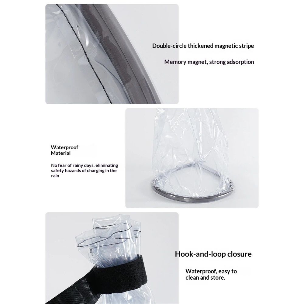 EV Charger Cover, Waterproof EV Charging Port Cover Outdoor, Double-Sided view 5