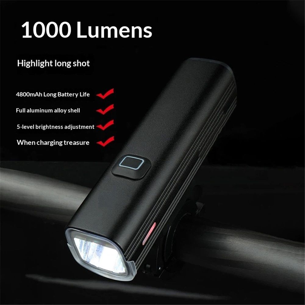 Smart Bike Light, Rechargeable Waterproof Cycling Front Light for Road Urban view 2