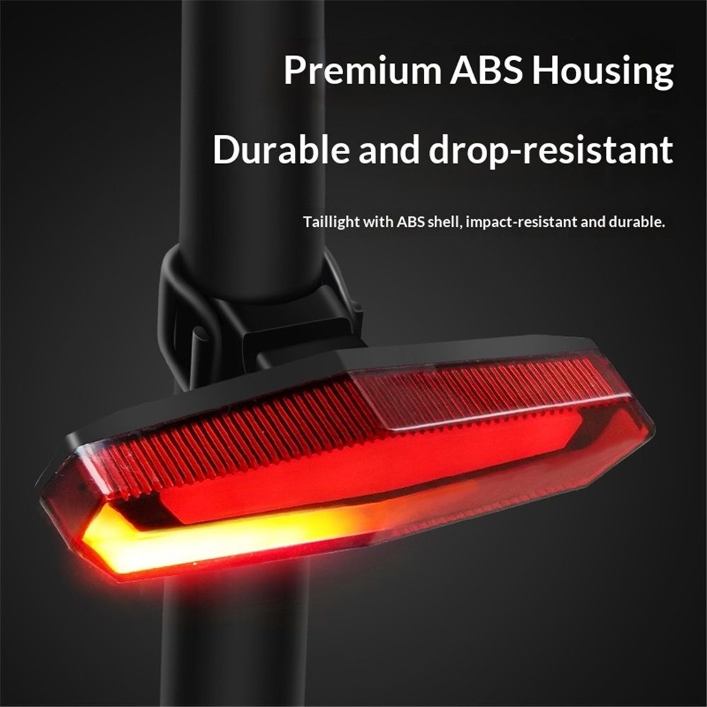 Rear Bike Light Powerful & Rechargeable - Waterproof view 4