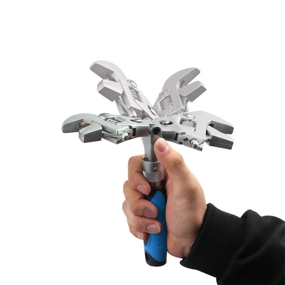 5 in 1 Flex Head Adjustable Wrench view 2