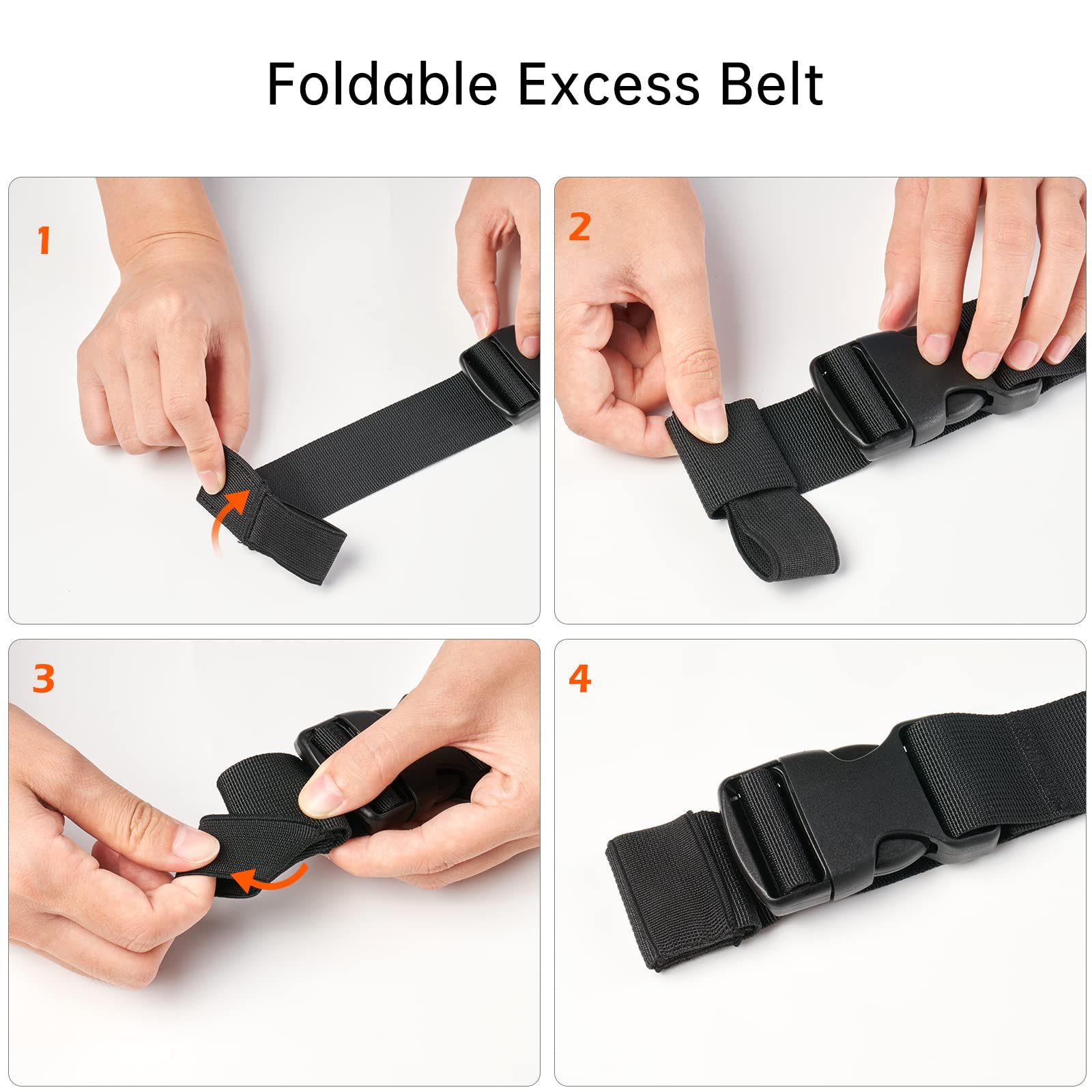 2 Pack Tool Work Belt, Worker Men Belt, Adjustable Electrician Belt, Multi view 4