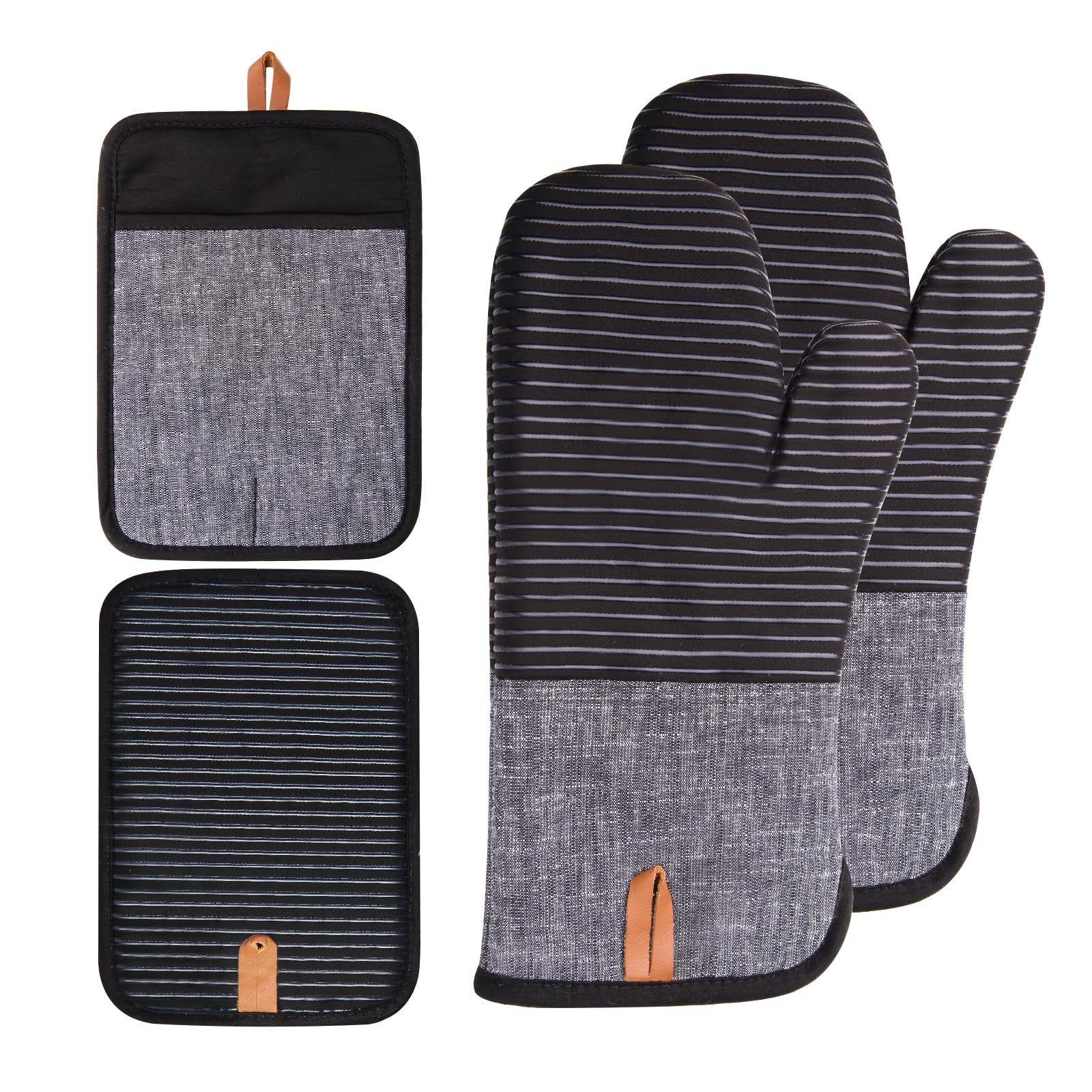 4PCS Oven Mitts and Pot Holders
