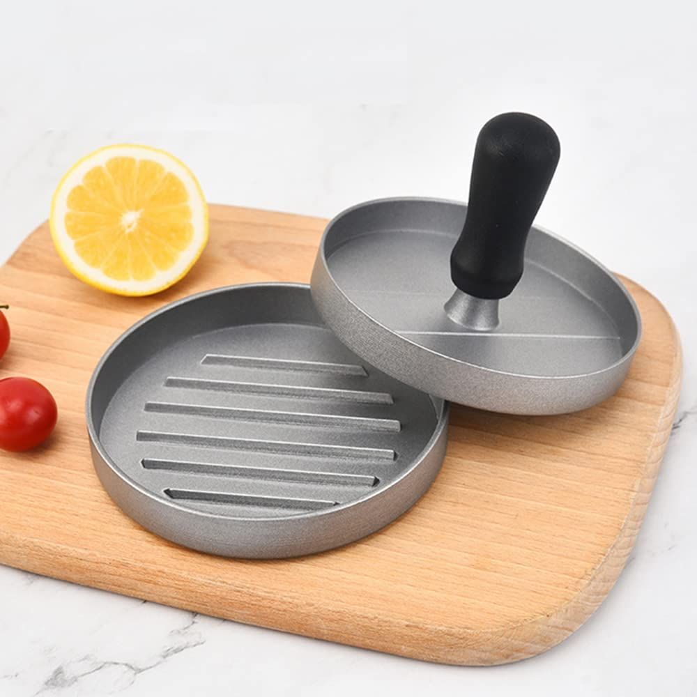 Burger Press Hamburger Press Patty Maker with Aluminum Hamburger Mold Non-Stick view 3