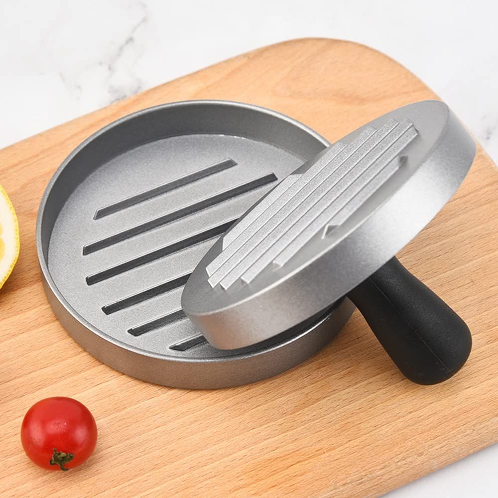 Burger Press Hamburger Press Patty Maker with Aluminum Hamburger Mold Non-Stick view 4