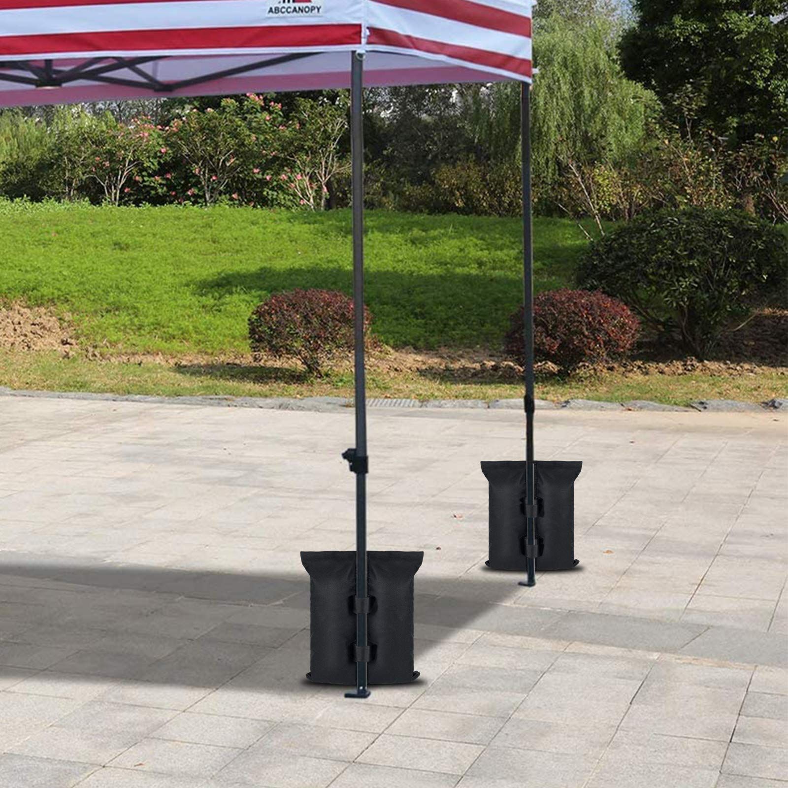 Outdoor tent fixed sandbag sandbag view 2