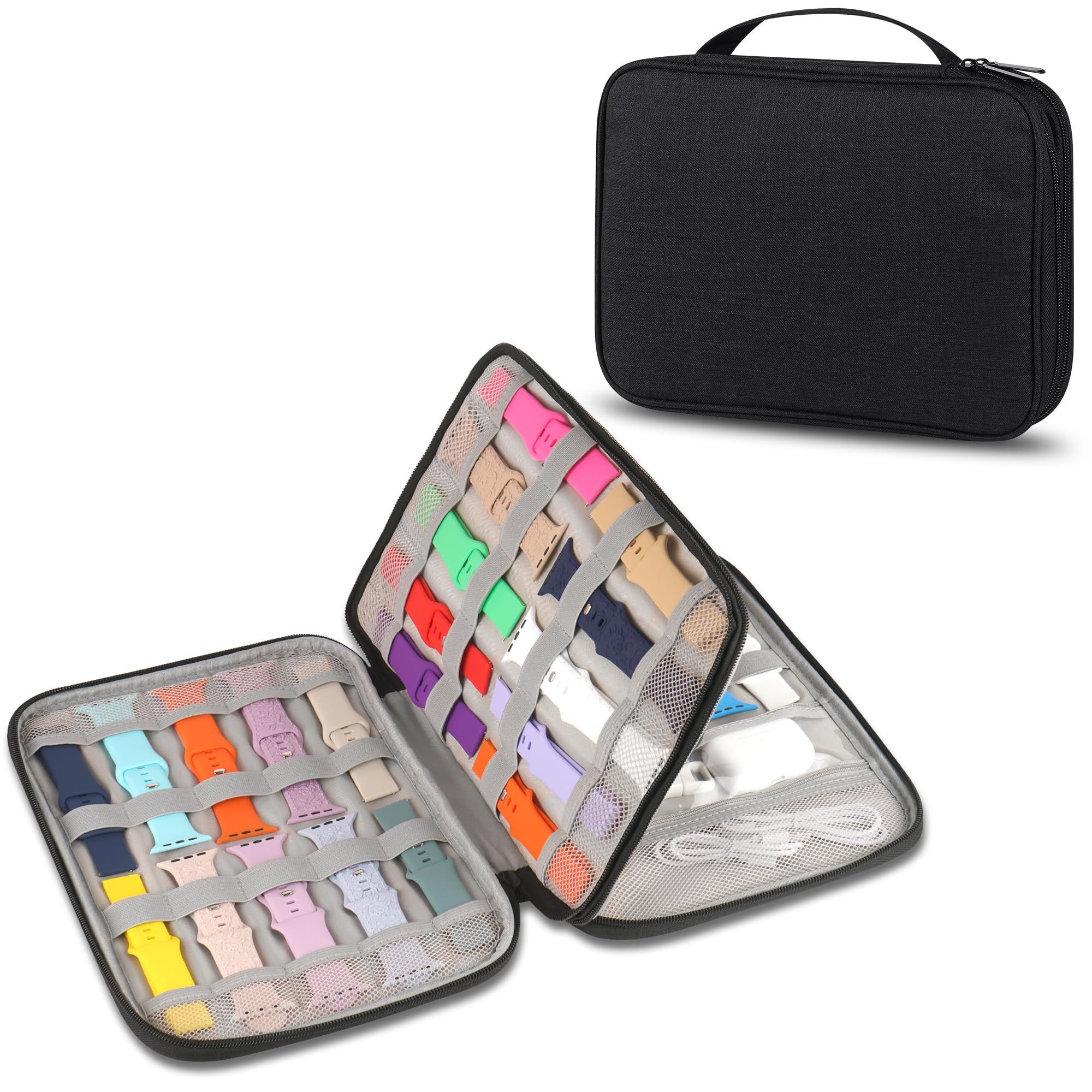Watch Band Storage Case Watch Band Organizer Bag Watch Band Case and Storage