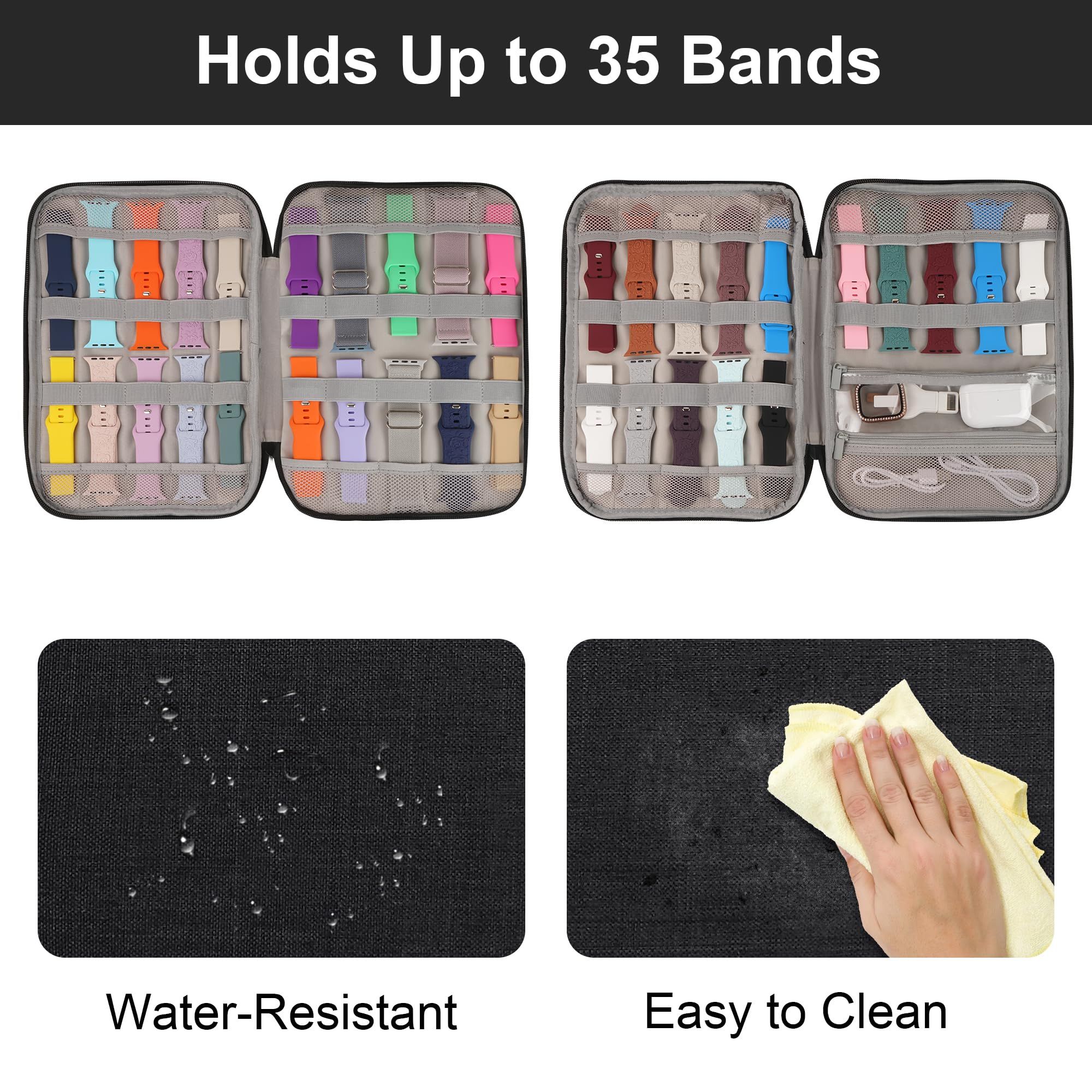 Watch Band Storage Case Watch Band Organizer Bag Watch Band Case and Storage view 3