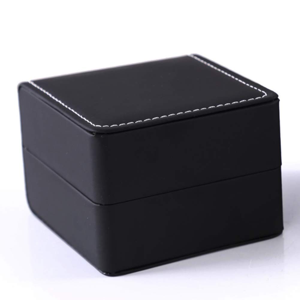 2 pack Watch Box, PU Leather Watch Case, Gift Boxs With Cushion For Most view 3