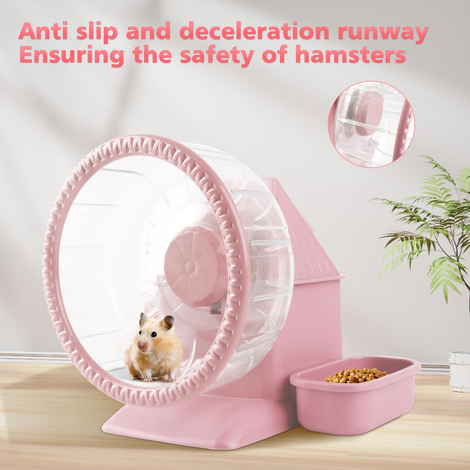 4 in 1 Silent Large Hamster Wheel Multifunctional Hamster Running Wheel Quite view 3