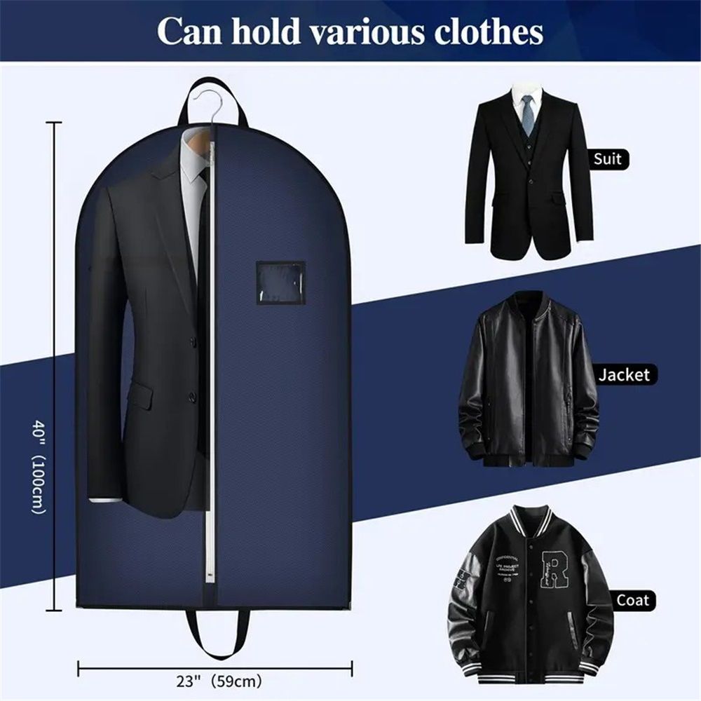 2 pack 40-inch Suit Bag Garment Bag for Travel and Storage view 3