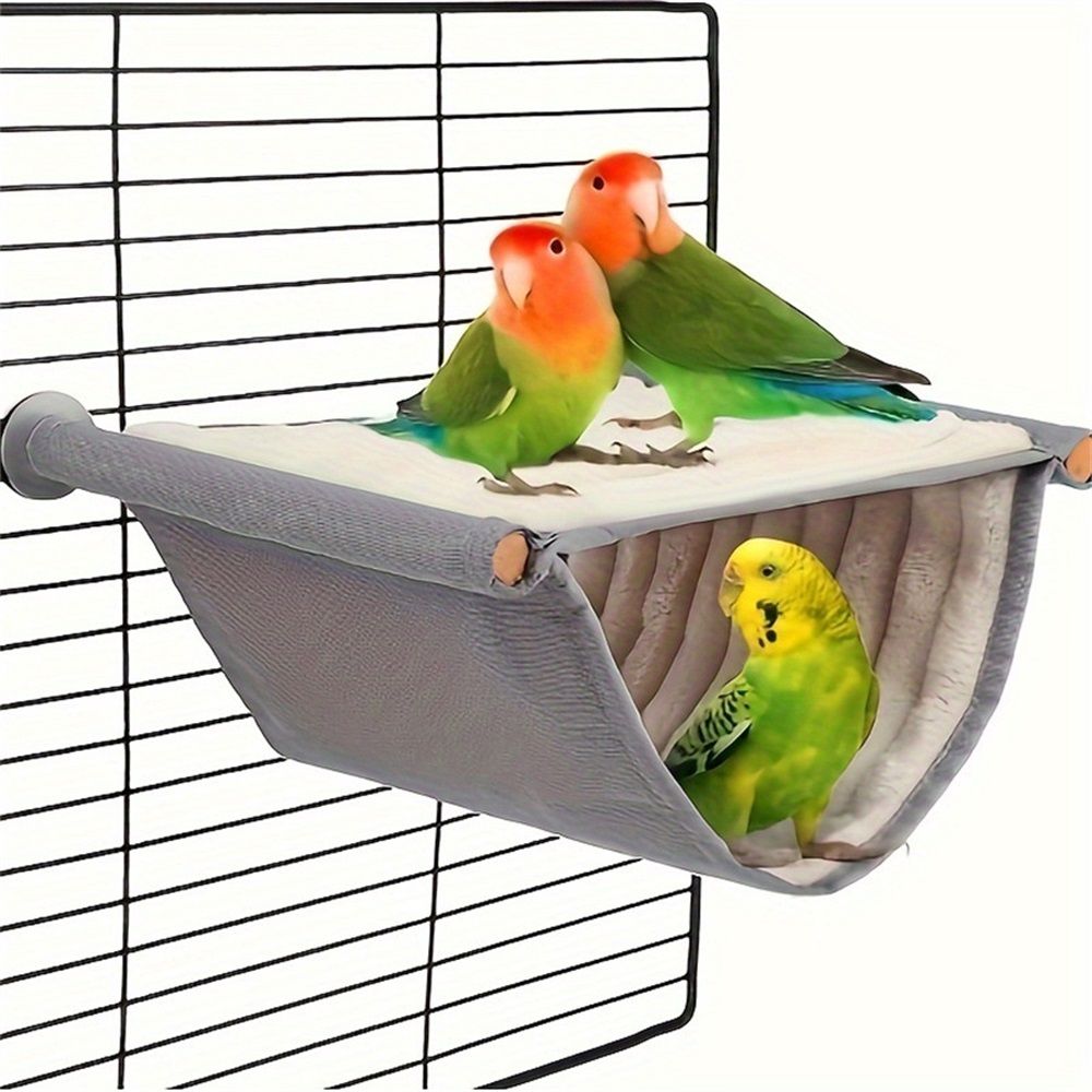 Large White Hanging Hamster and Parrot Bed view 2
