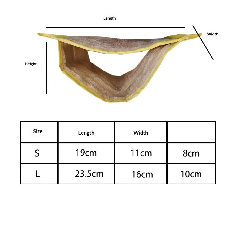 Large White Hanging Hamster and Parrot Bed view 4