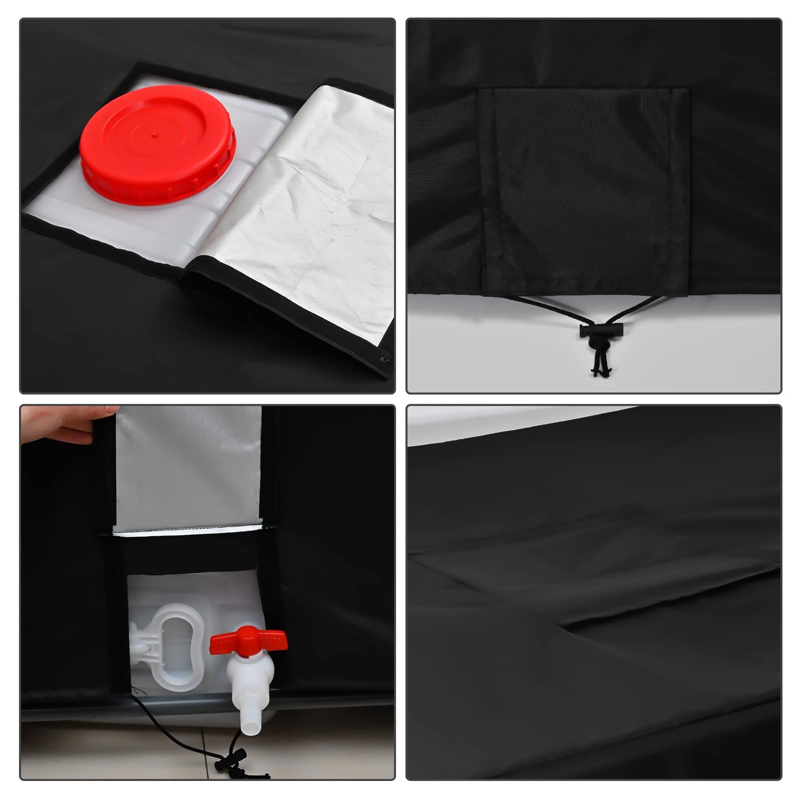 Zipper Tote Cover Barlic for 210D Outdoor Water Tank Protective Cover view 2