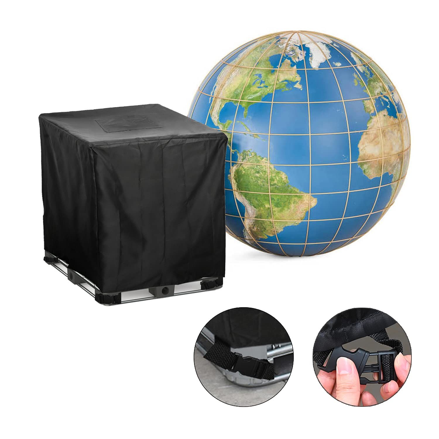 Zipper Tote Cover Barlic for 210D Outdoor Water Tank Protective Cover view 3