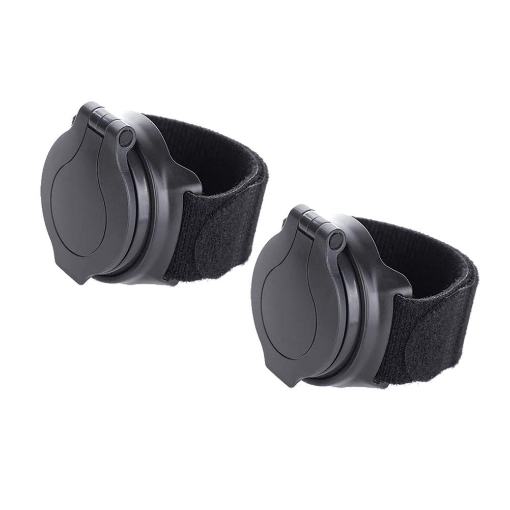 2pcs Bike Mirrors Cycling Rear View Mirror Adjustable Wrist Band Mirror