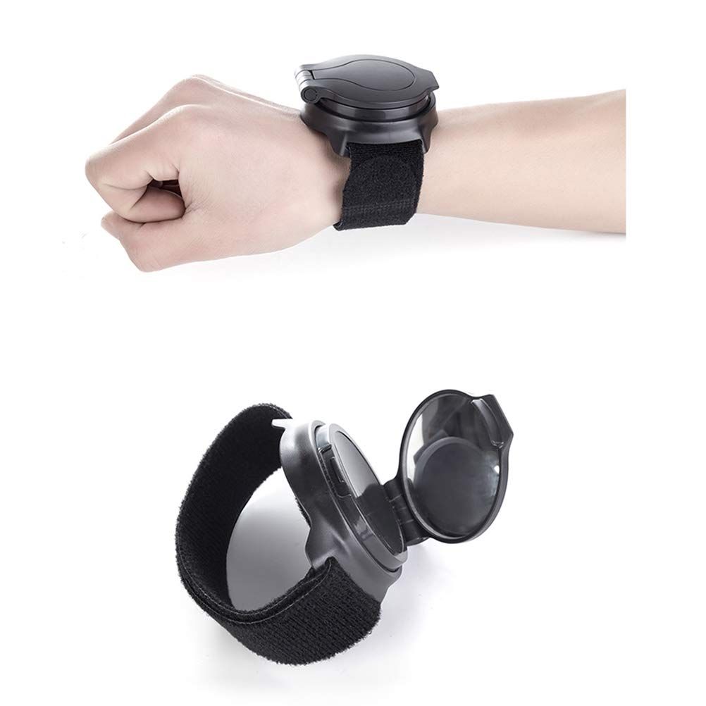 2pcs Bike Mirrors Cycling Rear View Mirror Adjustable Wrist Band Mirror view 3