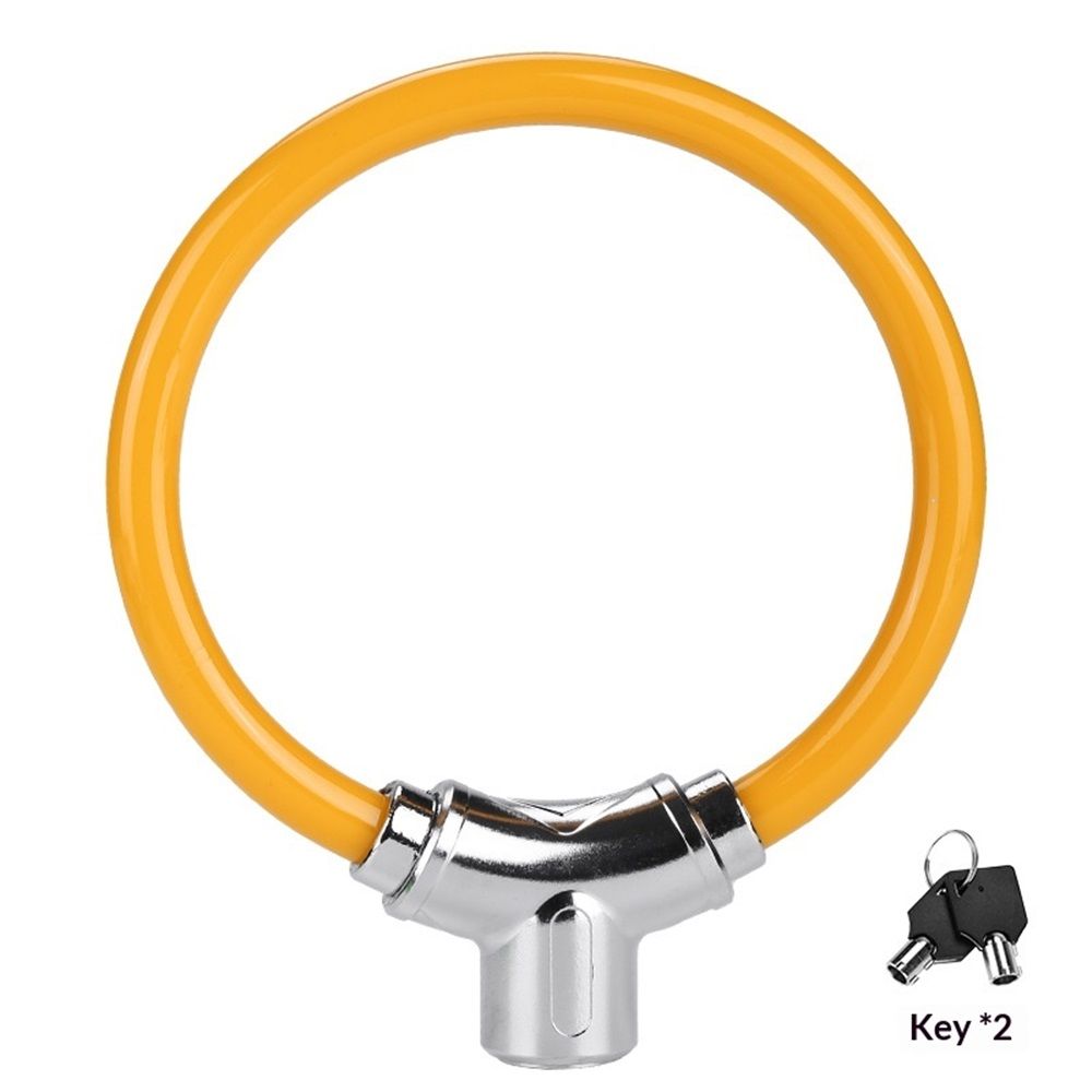 Bicycle Cable Lock, Steel Cable with Keys, Security Lock,Theft Bike Cable