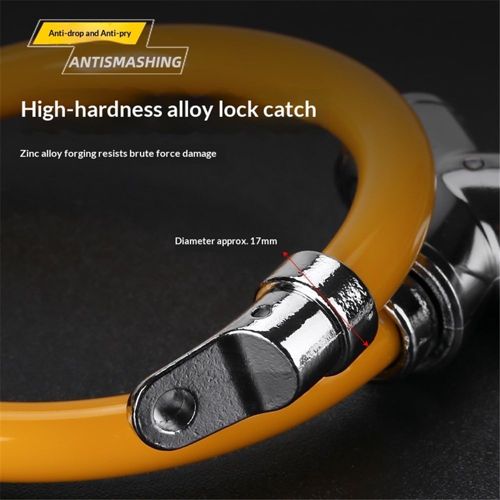Bicycle Cable Lock, Steel Cable with Keys, Security Lock,Theft Bike Cable view 3