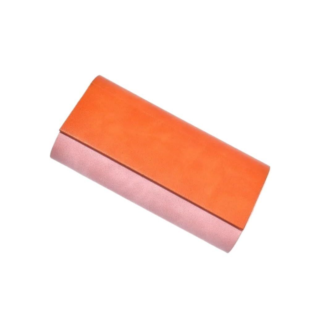 Glasses Case for 2 Storage Portable Compact Slim Two-Piece Soft Case Hard Case