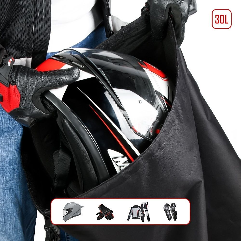 Motorcycle Helmet Bag Helmet Storage Bag with Combination Lock Waterproof view 3