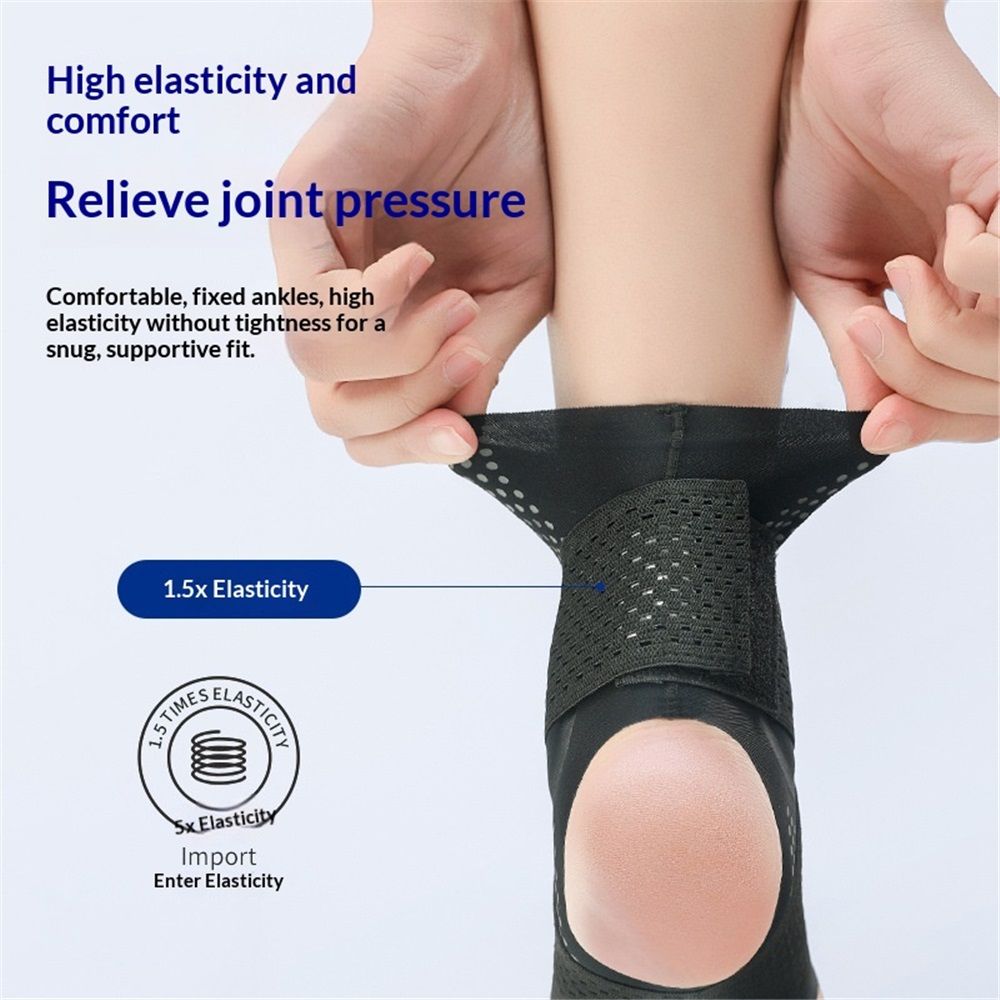 1 Pair Adjustable Compression Ankle Brace for Sprained Ankle view 5