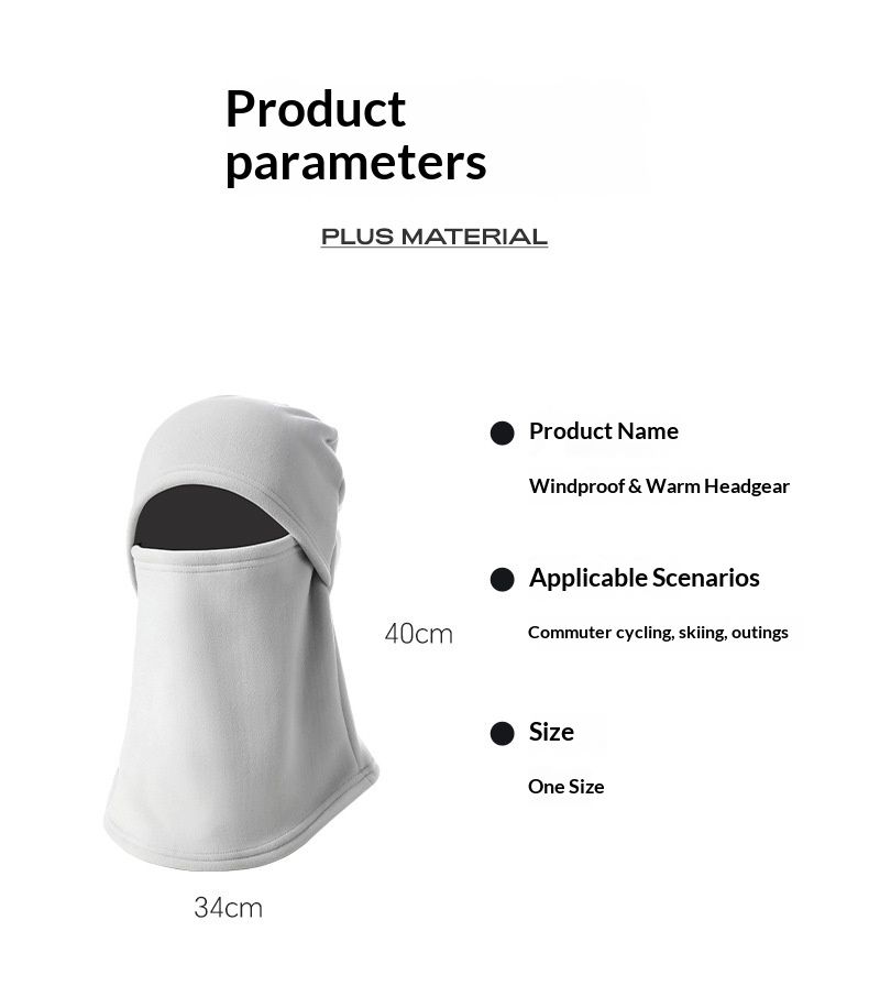 Cold Weather Ski Mask for Men Windproof Thermal Winter Scarf Mask Women Neck view 4