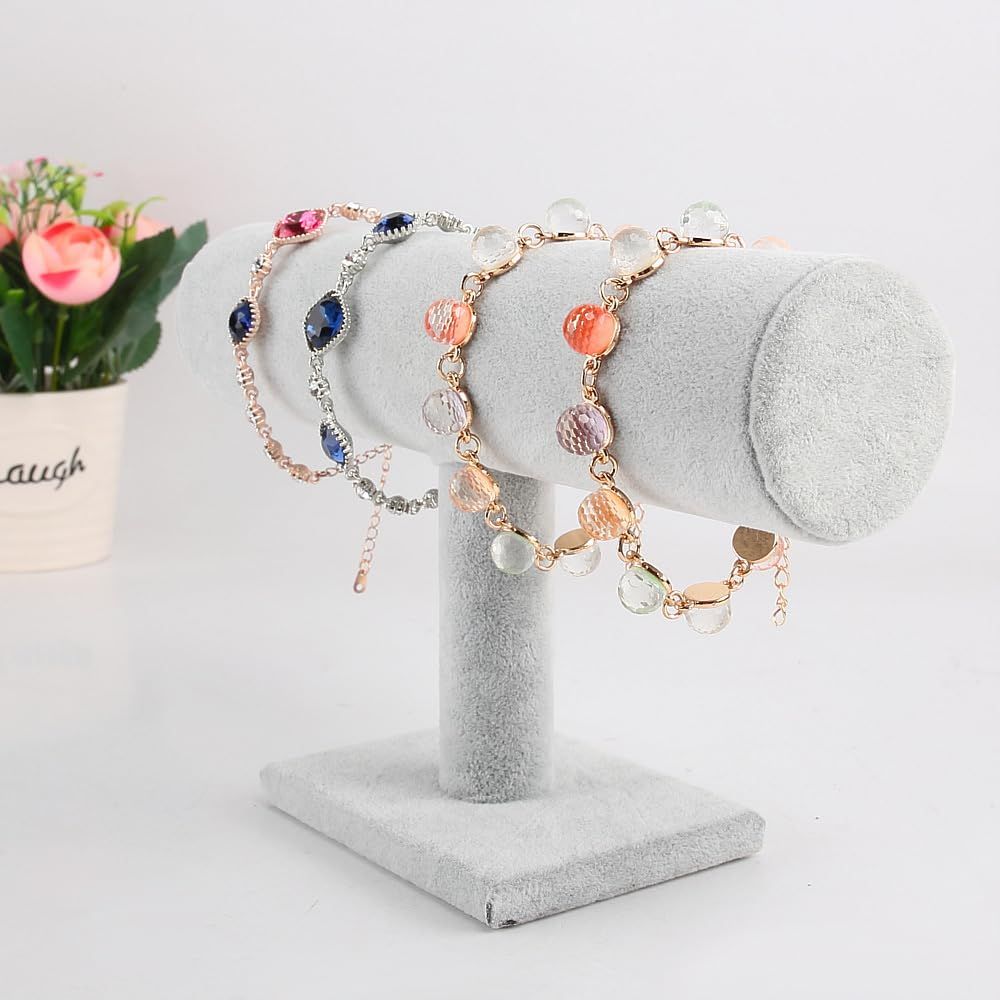 2 pack Covered Wood Jewelry Display view 3