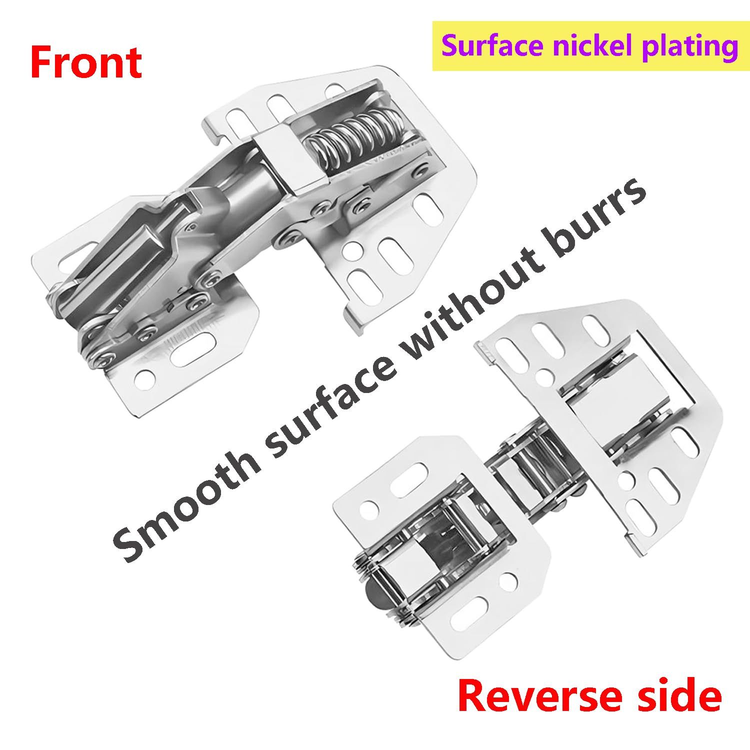 2 PCS Cabinet Hinges Heavy Duty Lid Stay Hinges view 3
