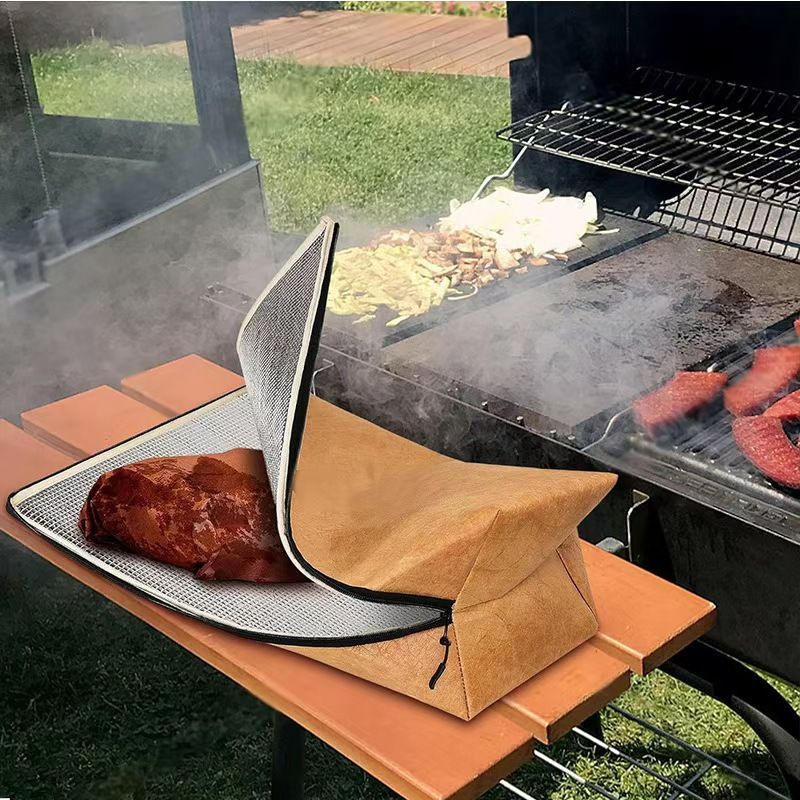 Food Non-Toxic Reusable BBQ Meat Blanket – Ultimate Meat Resting Bag for Brisket view 3