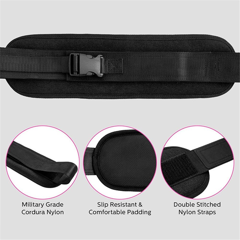Exercise Hip Thrust Belt - Glute Trainer for Home Workouts with Extra Padding view 3