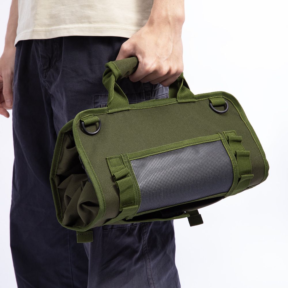 Tool Bag Roll Up, Heavy Duty Portable Soft Tool Storage Organization, Foldable view 4