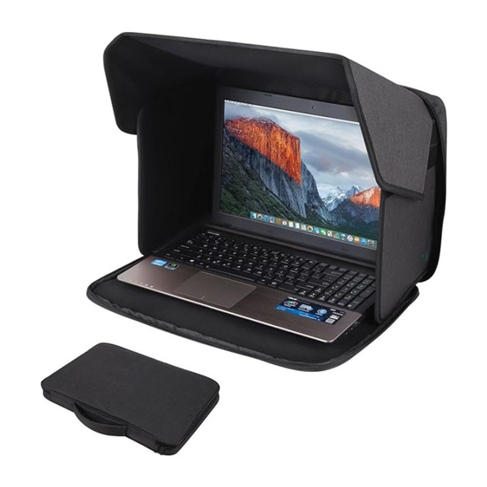 Laptop Sun Shade,Laptop Sun Glare Shield Privacy Screen Hood Laptop Sunshade